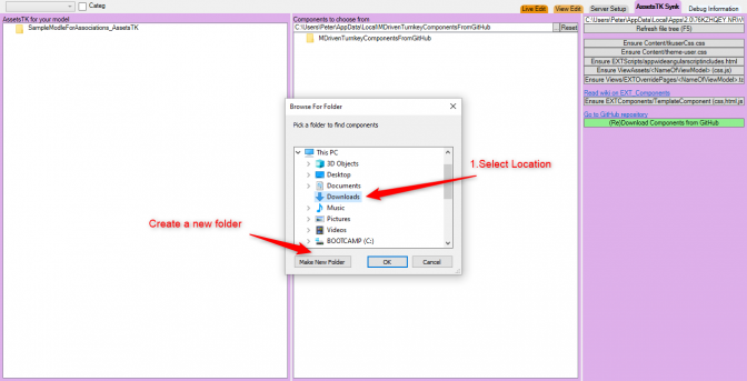 Create new folder with short name