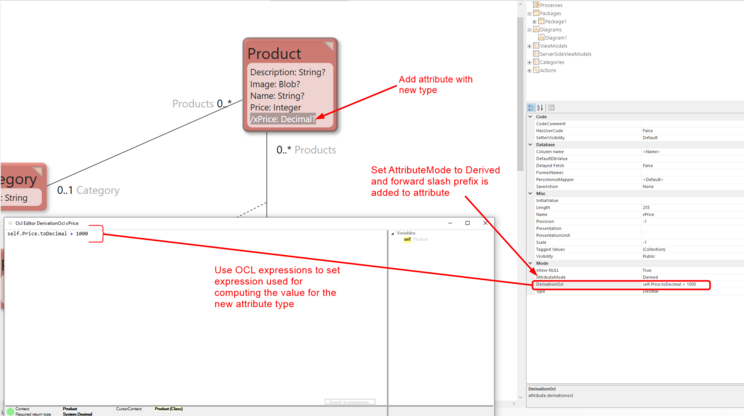 Using Derived Attributes