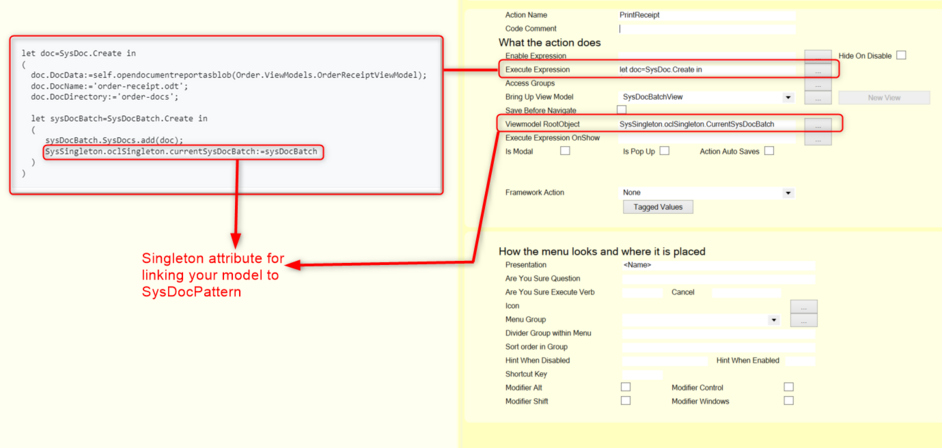 SysDocBatch pattern linking to existing model